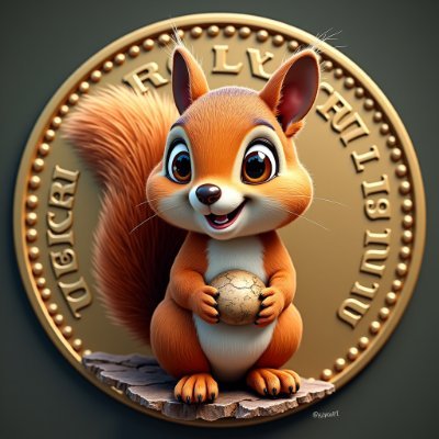 A #Cardana #MemeCoin tribute to #Peanut, the famous squirrel who was euthanized by NY state officials. Peanut may be gone, but will never be forgotten.