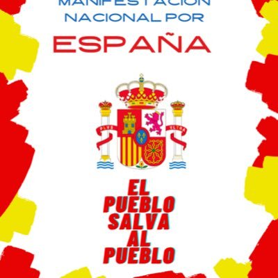 El pueblo salva al pueblo. Salvemos España 🔟 de Noviembre Cibeles (Madrid)