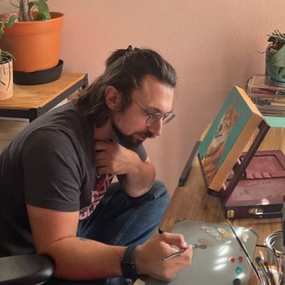 Trad/Digital painter | Video gamer | TTRPG player | Dog lover | sometimes martial artist| Let’s be friends