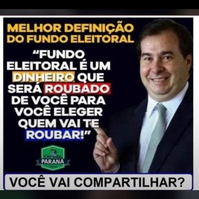 Combatente a Corrupção, inimigo n° 1 da esquerda, preparado pro combate.
