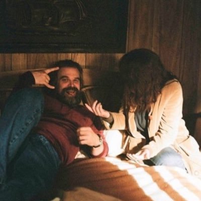 what are joyce and hopper doing right now?? dms are open for requests:) - alexis main acc: @violet43217