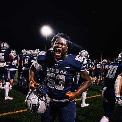 SayonKomar53's profile picture. |Champlin Park HS| 2026 🎓 | 5’11 230 lbs | DT/OG | Honors/AP Student| | 40yd - 5.02 | Cell: 612-404-9153