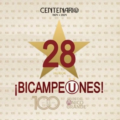 Universitario “U” / son 28 copas que tiene papá / 0 descensos, 3 vueltas en matⓊte!!