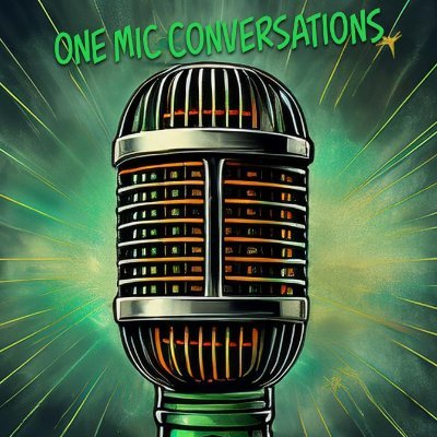OneMicConvos's profile picture. One Mic Conversations is a podcast interviewing a variety of guests and other stuff.