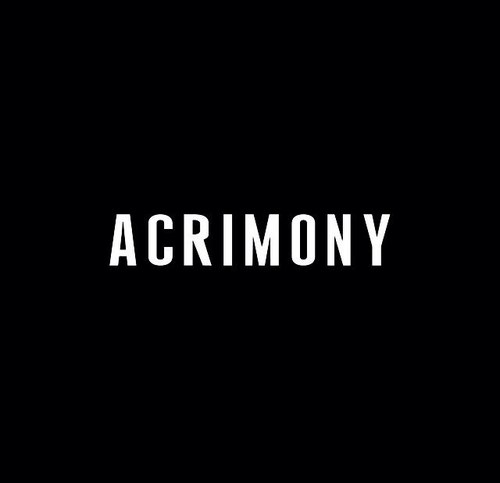 Acrimony (n.): distaste, distrust, and hatred of the conventional. The best, the coolest, and nothing else.
