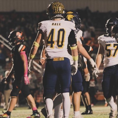 Goodrich c/o 2025 TE/OLB/ATH 6’ 185lbs/3.5 GPA/zchall40@gmail.com 810-624-6046