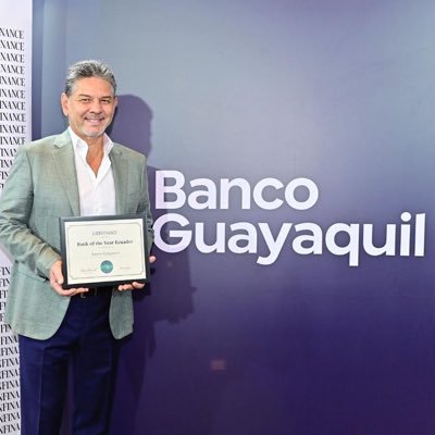 juliomackliff's profile picture. Vicepresidente Ejecutivo - Gerente General Banco Guayaquil