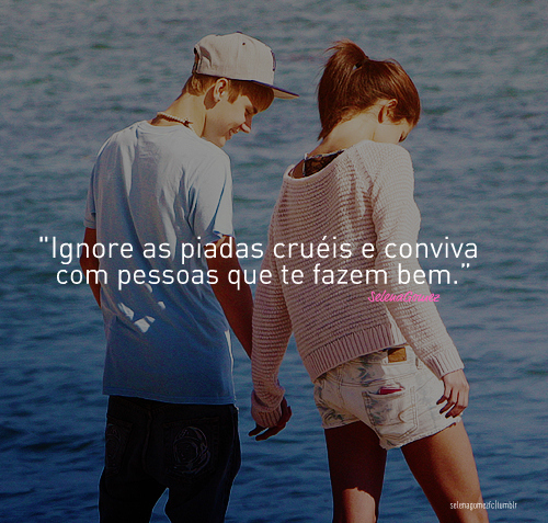28/12/2011- @justinbieber @selenagomez My life, my fortress, my studies, can not live without you, my peace points, the most perfect things in this world
