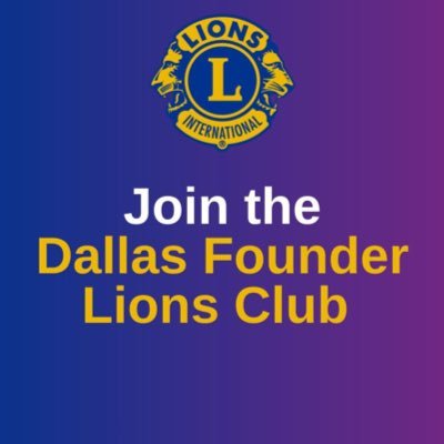 DalFounderLions's profile picture. Serving Dallas since 1916! Bringing community service, meaningful connections, to Downtown Dallas and beyond #WeServe with pride! Join us to make a difference!