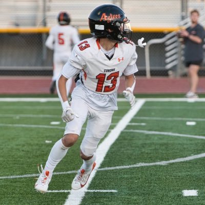 Follower of Christ || Corona Del Sol Football || C/O 2027 || CB || 5”8 || 140lbs || 3.5 gpa || Isaiah 41:10 || Head Coach: @CoachElauer51 || @MDE_54