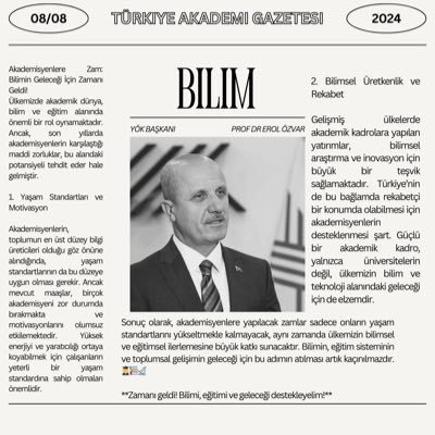 Türkiye akademik haber sayfasıdır.