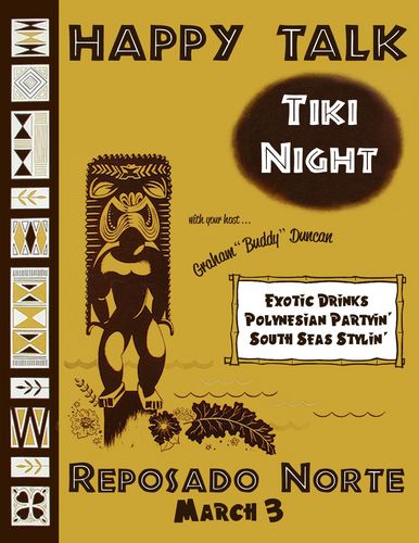 Happy Talk Tiki Night is hosted by Now drinks writer Graham Duncan