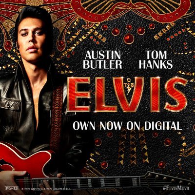 @BazLuhrmann's #ElvisMovie. Starring @AustinButler and @TomHanks. Available to Own on Digital and 4K Ultra HD | Stream on HBOMax