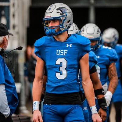 former ball thrower now a ball catcher for @usf_fb