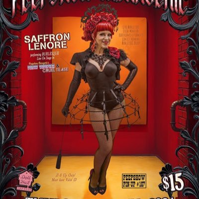 SaffronLenore's profile picture. 40 something year old redhead with a background in dance, still and runway modeling, and burlesque.