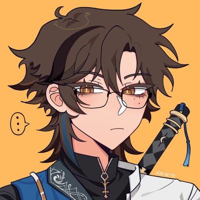 AmmoVT's profile picture. A Very Sleepy Royal Assassin Vtuber 💤🗡

✨Character Design: @hoshinonaori ✨
🎨: @duckmastah | ⚙️: @ren_live2d

Links&Credits: https://t.co/5EAQSudk3s