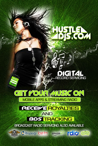 Digital Record Servicing 
Get Your Music on Mobile Apps & Streaming Radio ... Receive Royalties & BDS Tracking