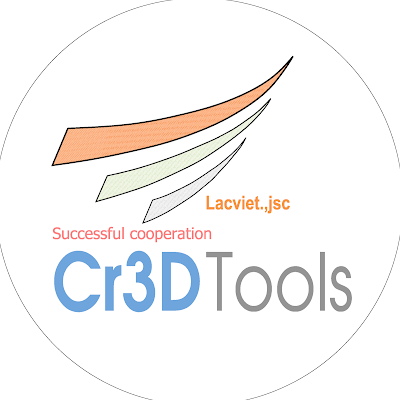 Cr3DTools là tổ hợp ứng dụng AutoLisp và Tools cho phần mềm
AutoCAD; AutoCAD Civil 3D trong thiết kế 2D và 3D cũng như công nghệ BIM.