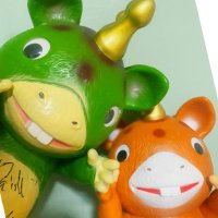 チヨコ⭐ FICCE フィッチェ YOSHIYUKIKONISHI 総柄 ニット マルチカラー