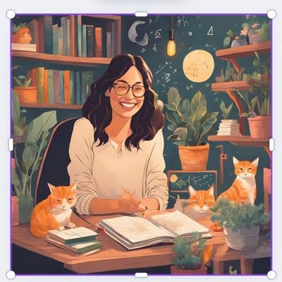 “Vis comme si tu devais mourir demain. Apprends comme si tu devais vivre toujours.”🕊
Les maths & les chats 😼, c'est la vie.