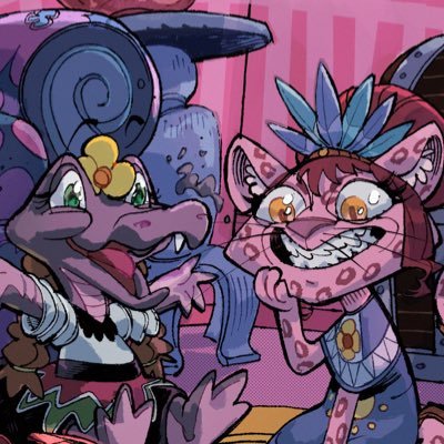 I make cartoons and comics. We self published our own comic! :D
https://t.co/2yjJXH3oYM