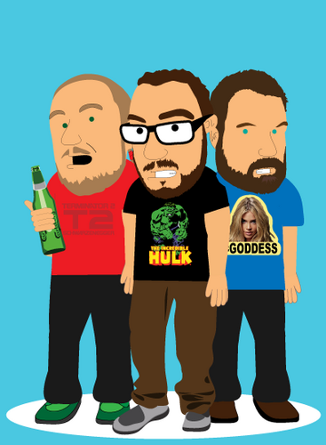 Three bearded men and one Twitter account.
And two cups.
And one fight to the death.