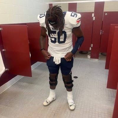 MichaelGibson50's profile picture. 6’3 265 OT #50 @NWCC_Rangers contact me @ 601-663-5334 or michaelgibson2450@gmail.com UHS🖤💛