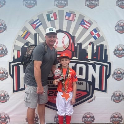 Class of 2034, Currently plays for LBA Dirtbags 9U black out of Deer Park,Tx. SS,RHP, Utility player. Bats R, working on switch hitting.