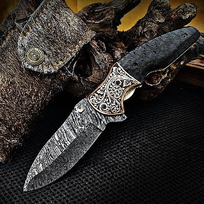 We are online seller of high quality Damascus knives, folding / pocket knives, blank blades, straight razors and knife making supplies.