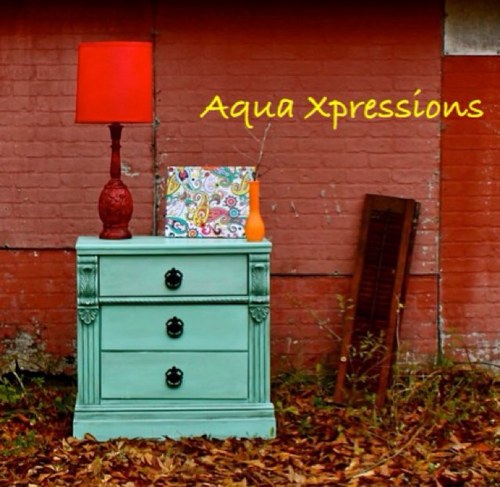 AquaXpressions's profile picture. We have cool up-cycled items including furniture & room decor.  These items have been transformed to reflect today's cool trends.