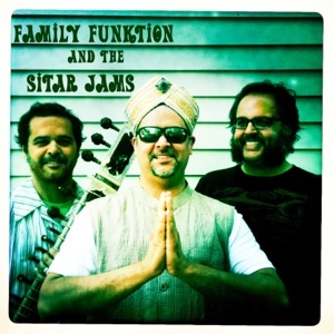 Family FUNKtion and the Sitar Jams is a group of brothers devoted to creating a new psychedelic musical experience featuring sitar, bass, and drums.