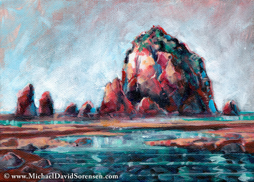 Michael David Sorensen vibrantly paints the beloved Northwest scenery with personality that is better captured by the imagination than by a camera.