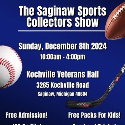 We're a free, kid friendly, community, collectors show. People from all over come for this sports collectibles, signing and charity event. You should come too!