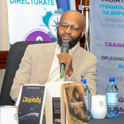 Tuelo_Gabonewe's profile picture. Author: Planet Savage, Sarcophagus, Tshika fa e ya Baneng, Dinotshi and Dirurubele. Creator & Executive Producer: I'm With Your Ex, 016FM. EP: Wanyamalala.