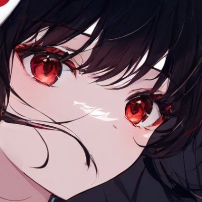 Red eyes, Black hair, Long hair, Kimono
でのポン出しイラストをアップするアカウント