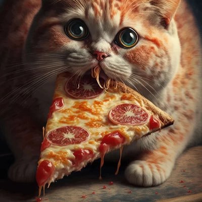 pizzacat_1b's profile picture. Fat diabetic cat that loves to numnumnum any kind of pizza