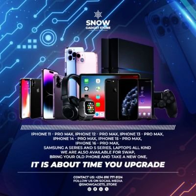 I sell the best gadgets, just place an order 
we will  deliver it to you on two working days