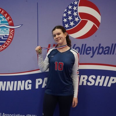 Hannahkvb2028's profile picture. Metro VBC of DC 14T (#10) Quince Orchard HS Varsity 2028 (#5) MH/MB 6’3 NCAA ID Number:2411451211. https://t.co/RUXk6Sc4iL