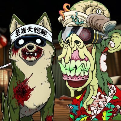 HankTenn's profile picture. Character: MAYC - former surfer turned mutant then zombie mutant , new zombie doggo owner (Xero) / IRL: Exploring IP usage & blockchain tech / alt for @nft_dee