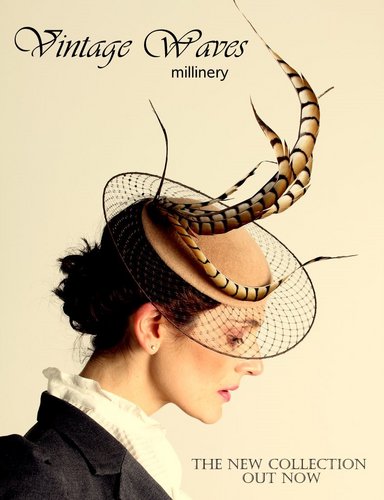 VintageWaves's profile picture. Contemporary millinery.