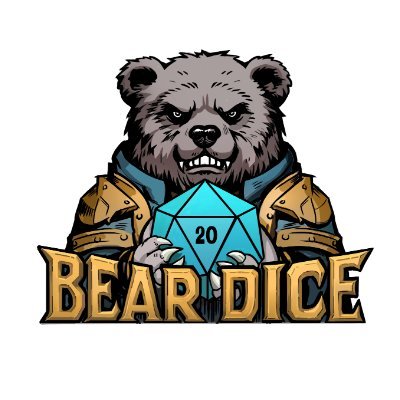 BearDiceStore's profile picture. Bear Dice is a one-stop online store designed for fans of Dungeons & Dragons (D&D), Call of Cthulhu, and other tabletop games.