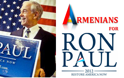 We are a group of #Armenian Americans supporting #RonPaul for President.  You can find us on Facebook as well.