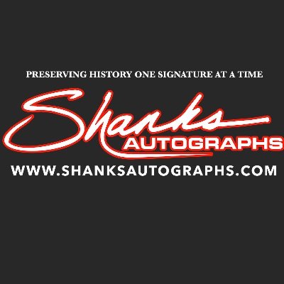 ShanksAutograph's profile picture. All autographs are obtained in person and are available at
the website