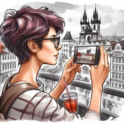 prague_love's profile picture. Do nebe tyčí se stovka věží,                
doprava stojí, když lehce sněží,
jó u nás v Praze je sice draze, ale skvěle