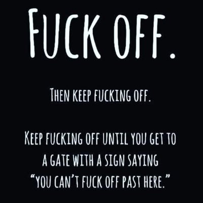 fuck off Profile