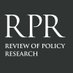 Review of Policy Research (@rpr_journal) Twitter profile photo Review of Policy Research (@rpr_journal) Twitter profile photo