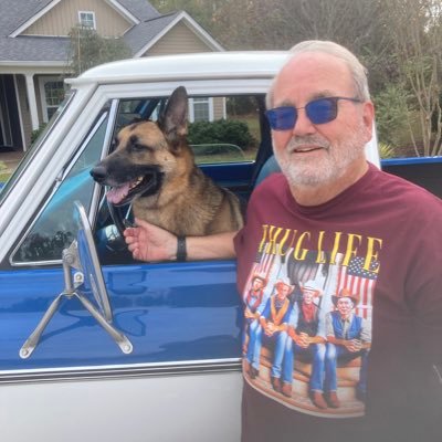 Christian Pureblood. Retired. Father of 2, Grandfather of 5. Trump supporter since Day 1. Q follower. Deplorable, MAGA Pro Life 2A NRA Term Limits No DMS.😎