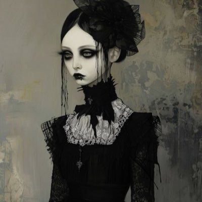 Midnight dreamer, forever lost in the echoes of the past. Velvet shadows, whispered secrets, and a heart stitched in black.