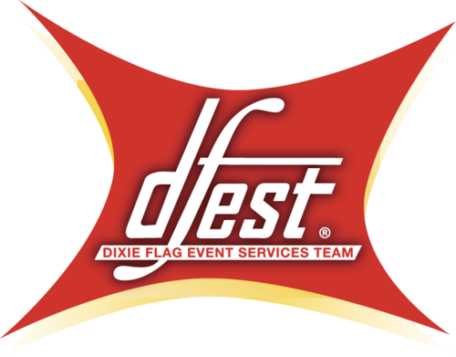 DFEST®/ Dixie Flag Event Services Team delivers Wow for your festival, fair, or event with banners, reusable decor, entryways, mascots, towers, flags & more.