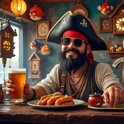 (-; always a pirate ;-) if you RT me, you endorse the tweet regardless of disclaimers. ♪ yo ho and blow the man down ♪